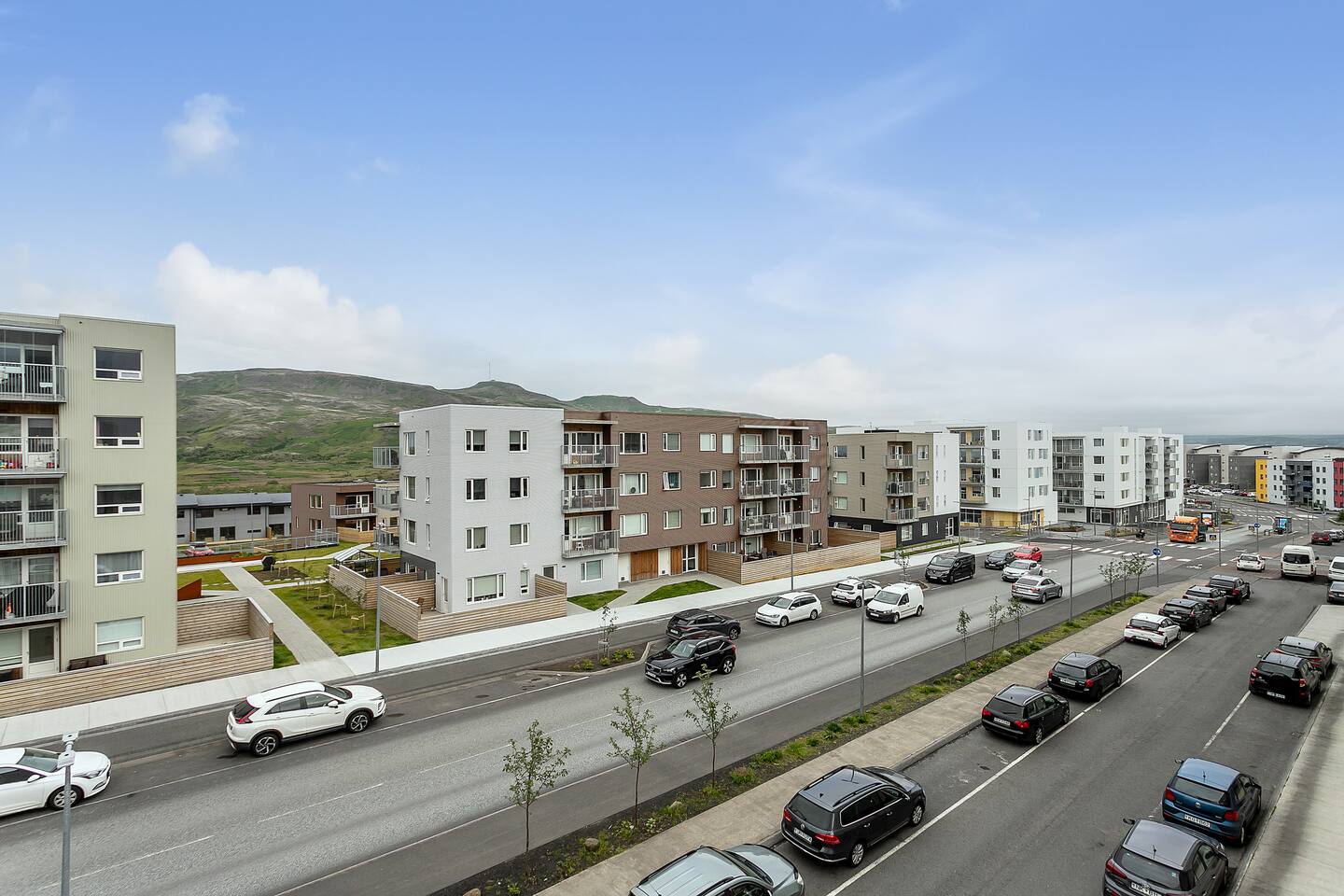 Broader view from the apartment balcony