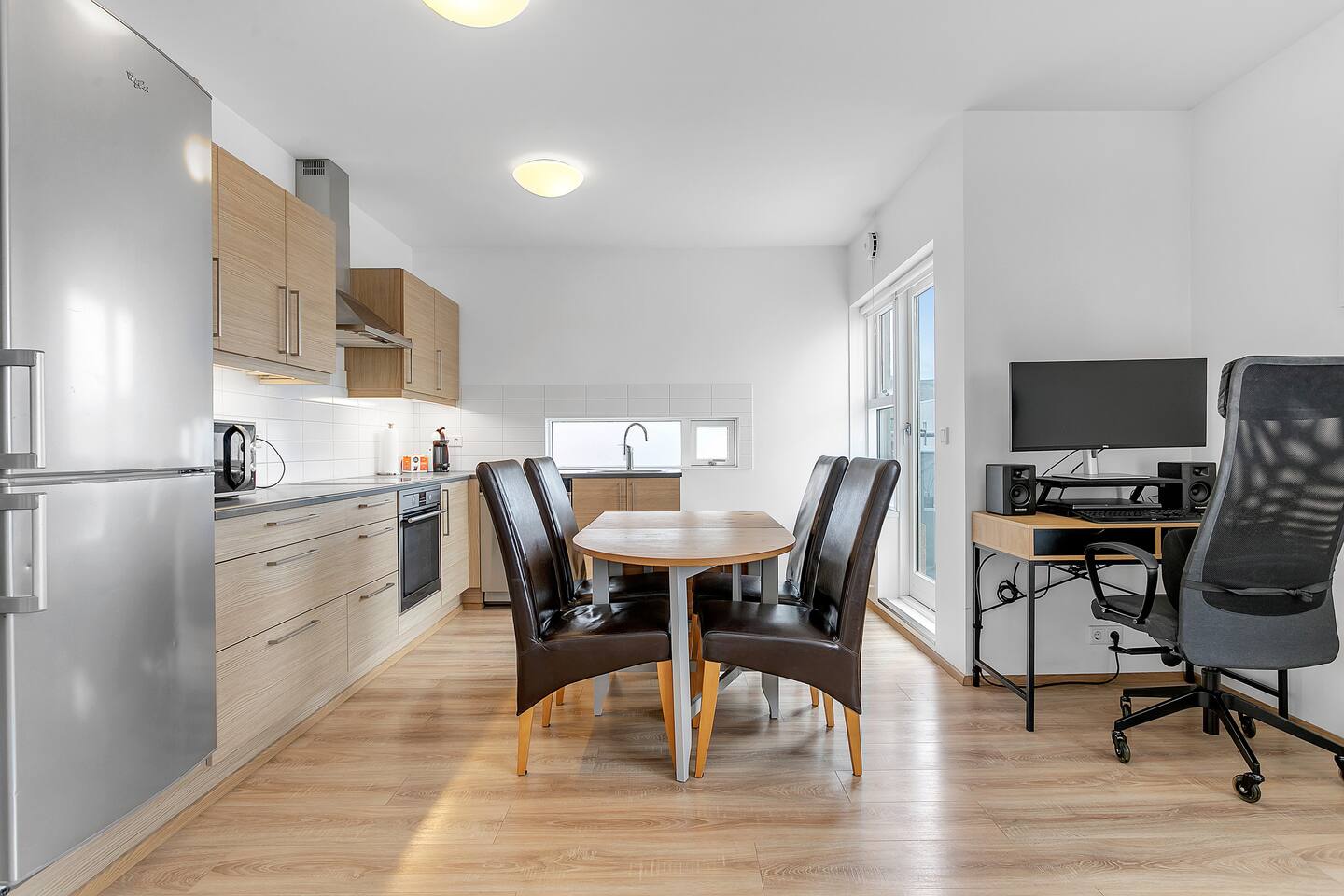 Kitchen and dining area overview